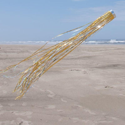 Holographic Windsock Gold 51 inch