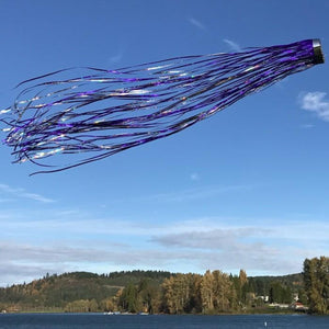 Holographic Windsock Purple 51 inch