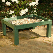 Ground Platform Recycled Bird Feeder