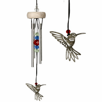 Hummingbird Fantasy Crystal Wind Chime