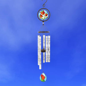In Memory Stained Glass Sonnet Chime 35 inch